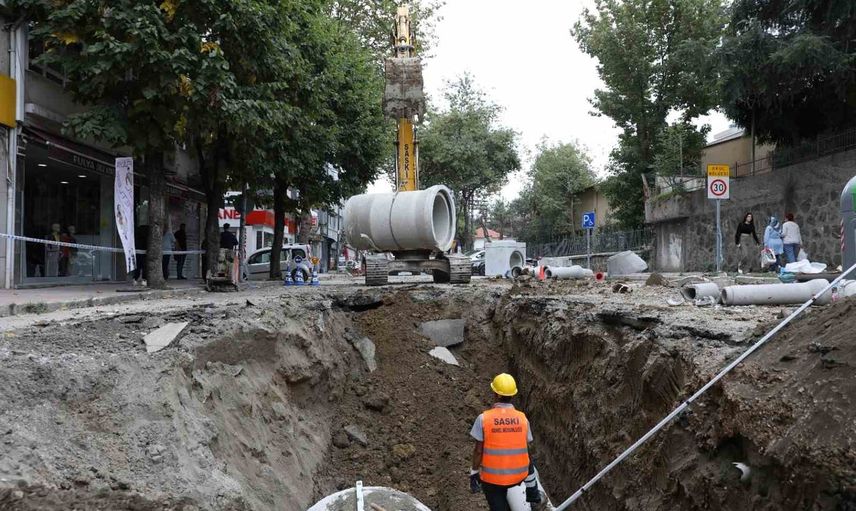 Okullar bölgesinde altyapı atağı: İlkadım'da yağmur ve atık su hatları yenileniyor