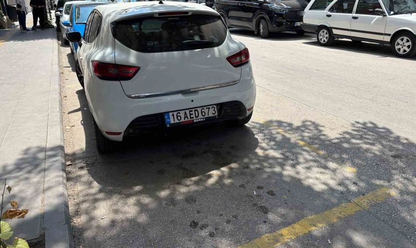Bilecik'te ters yöne girip engelli parkına park eden sürücü tepkilerin odağı oldu