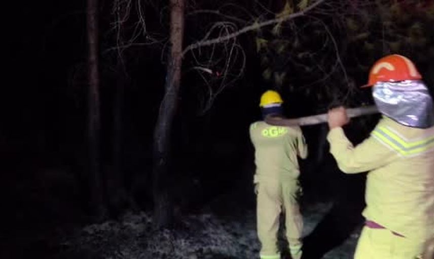 Kaş’ta rüzgârın etkisi azaldı, yangın büyük ölçüde kontrol altında