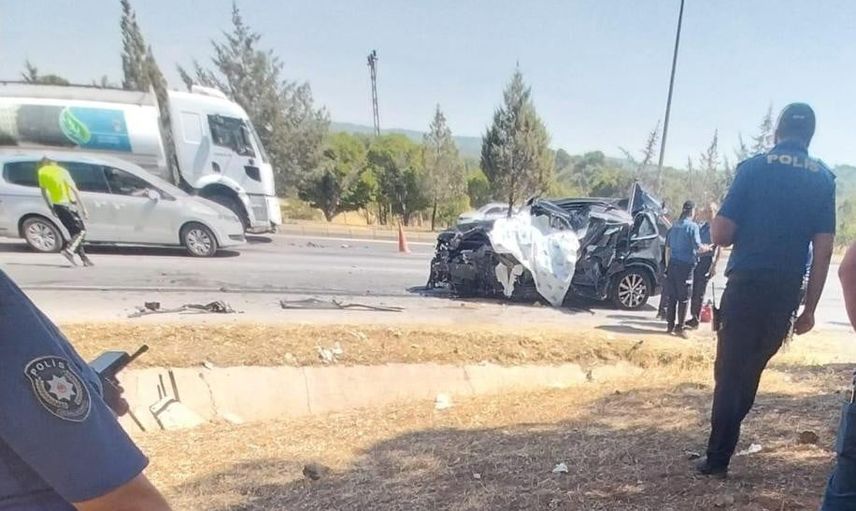 Kahramanmaraş'ta sulama tankerine arkadan çarpan sürücü yaşamını yitirdi