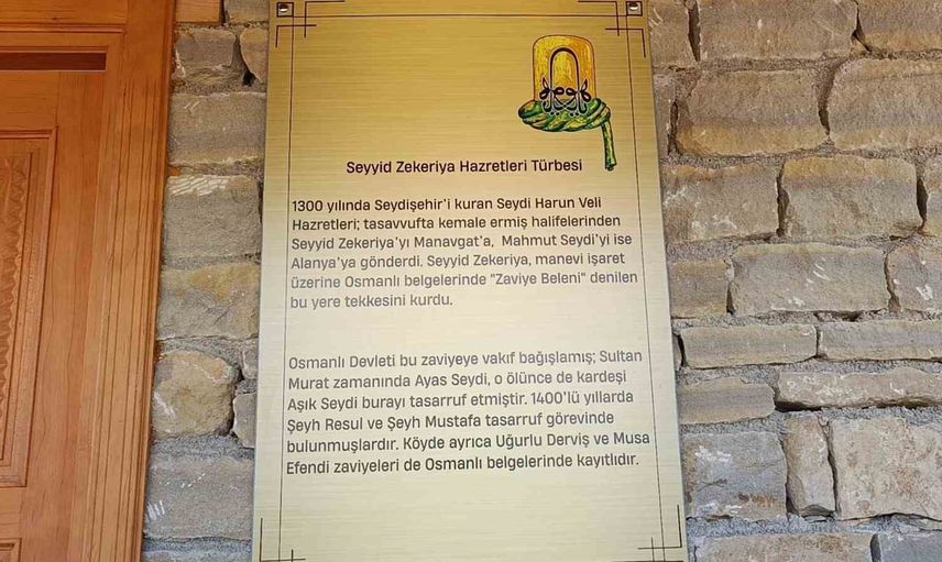 Bucakşeyhler'de Seyit Zekeriyya Hazretleri türbesi restore edilip ziyarete açıldı