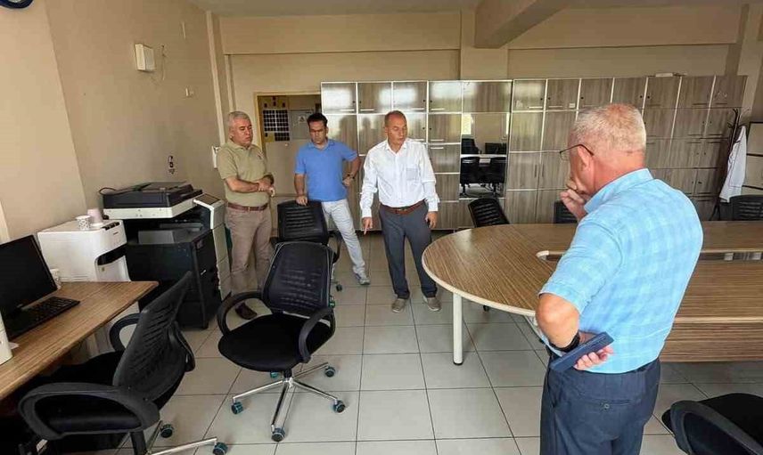 Sarıgöl'de eğitim hazırlıkları: Hayriye Ertürk Lisesi'nde kapsamlı denetim