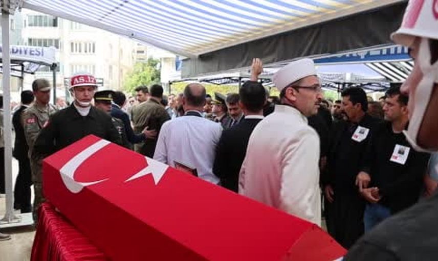 Kahramanmaraş'ta dualarla uğurlanan piyade uzman çavuş Yusuf Güneş