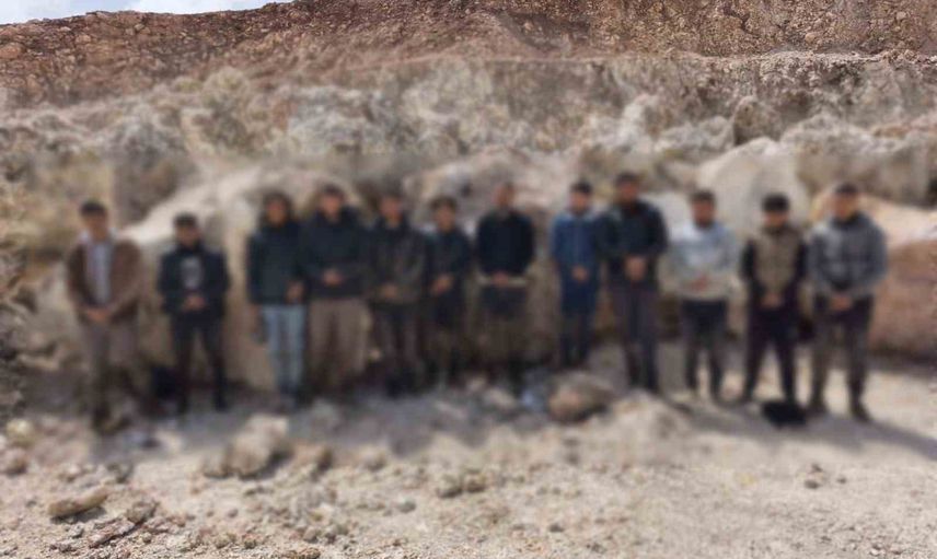 Şanlıurfa'da jandarma 15 günlük operasyonda 68 kaçak göçmen yakaladı