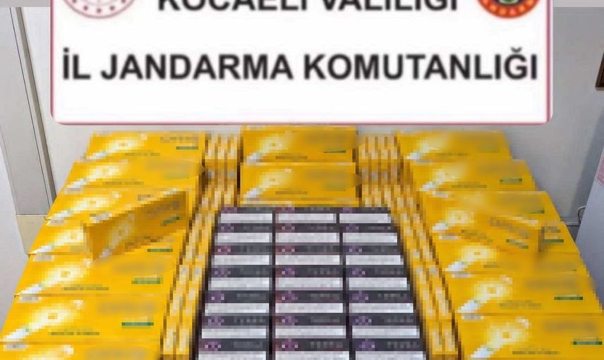 Kocaeli'de üç araçta ortaya çıkan 5 milyon 400 bin liralık kaçak yük