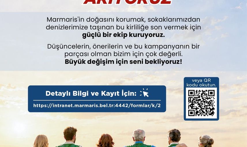 Marmaris'te İzmarit Savaşçıları ile sessiz kirliliğe karşı gönüllü seferberliği