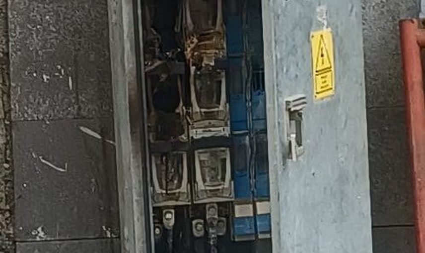 Gölbaşı'nda otel önünde patlayan trafo mahallede panik yarattı