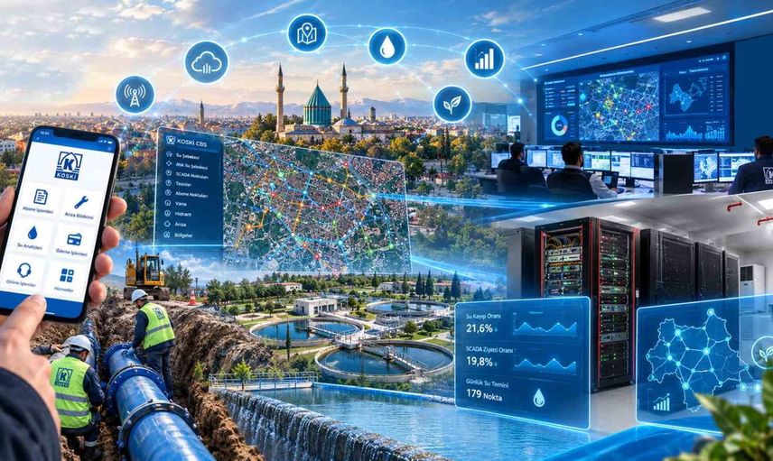 konya altyapısını 68 akıllı uygulama ile dijitalleştiriyor