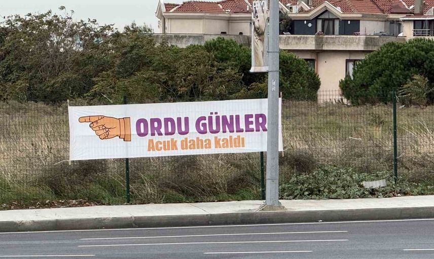Ordu tanıtım günlerinde şiveyle yazılan pankartlar nostalji yaşattı