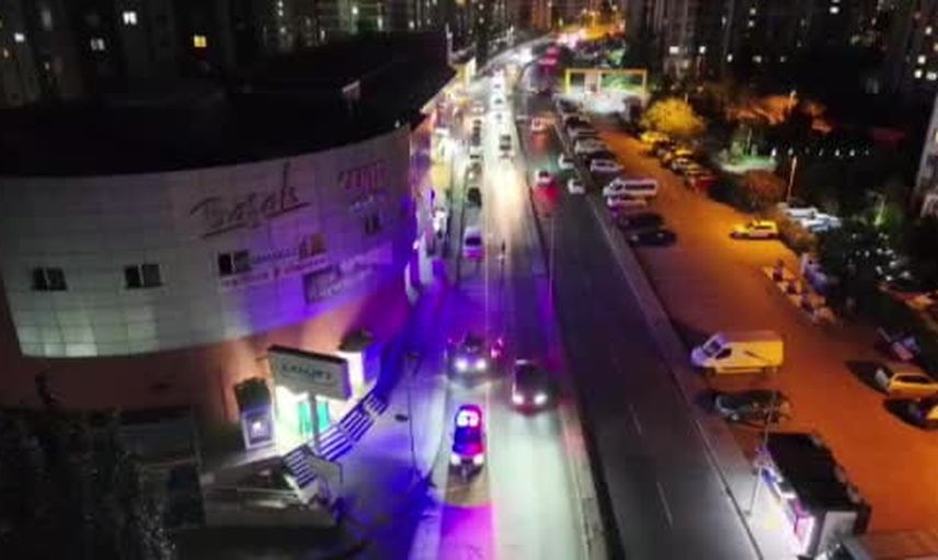 Başakşehir’de gürültü ihbarına dronlu müdahale: 43 araca 248 bin lira ceza