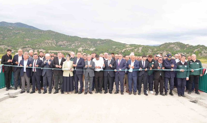 Durağan'da Gökırmak üzerinde yeni köprü hizmete girdi