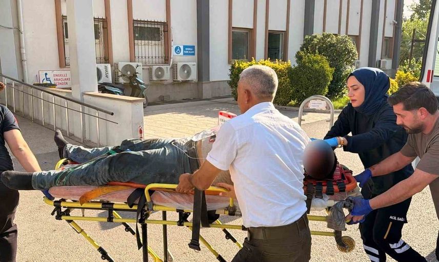 Kahta'da trafik kazası: motosiklet sürücüsü ağır yaralandı