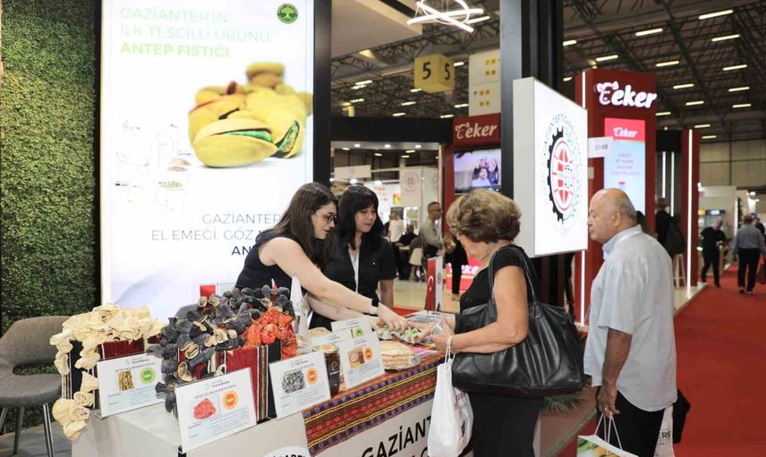 Gaziantep standı Foodist İstanbul'da coğrafi işaretli lezzetleri dünya pazarına taşıdı