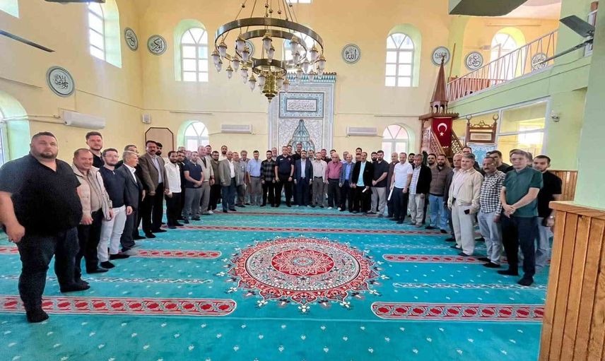 Bozdoğan'da cami görevlilerine yangına hazırlık eğitimi