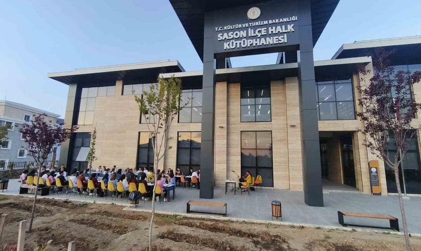 Sason'da ilçe kütüphanesi yarım yılda 93 bin 600 kişiyi çekti