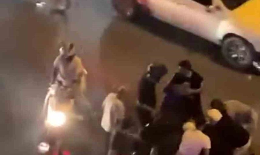 Antalya'da korna tartışması cadde ortasında şiddete dönüştü