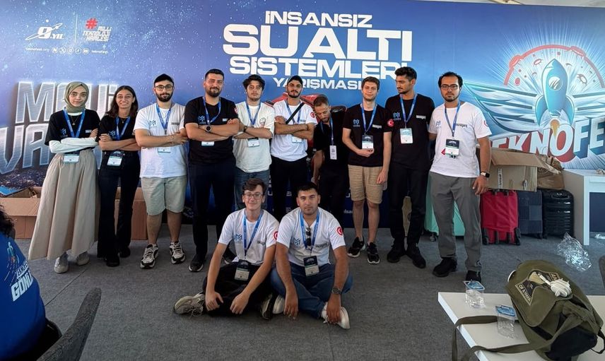 Hasan Kalyoncu Üniversitesi MERGENİYE takımı TEKNOFEST Mavi Vatan'da üçüncü oldu