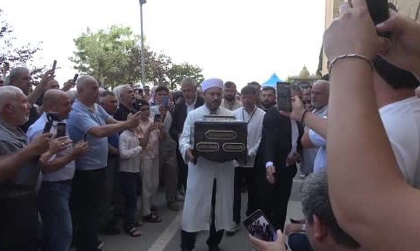 Kâbe örtüleri Kahramanmaraş’ta ilk kez sergilendi: vatandaşlar kutsal emanetlere akın etti