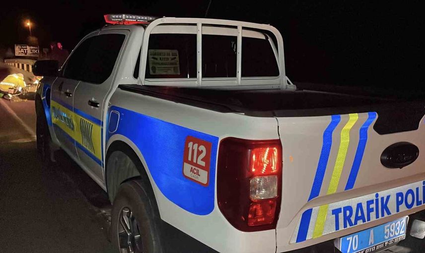 Karaman'da kara yolunda elektrikli bisiklet kazası: yaya ve sürücü yaralandı