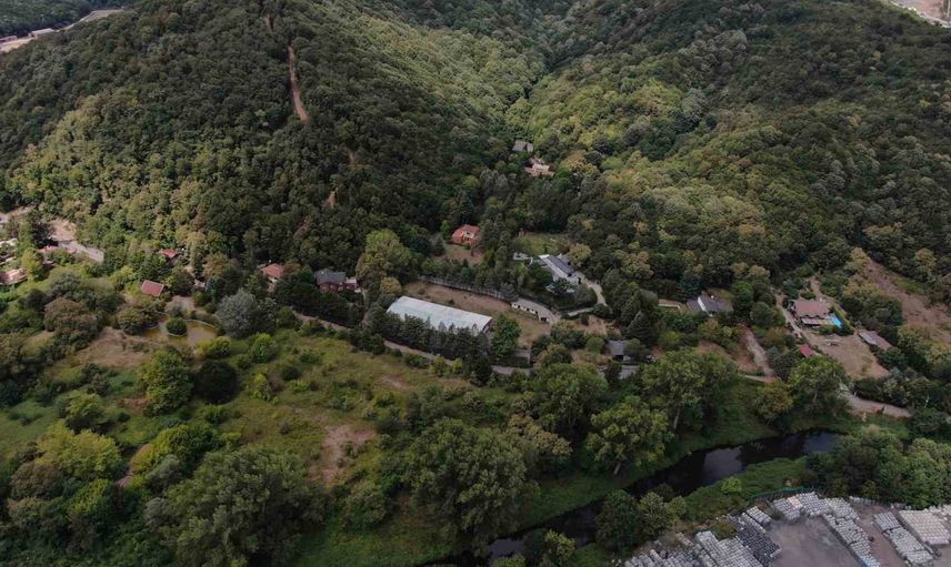 Denizolgun'un Beykoz'taki çiftliği ölümünün şüpheli bulunmasının ardından havadan incelendi