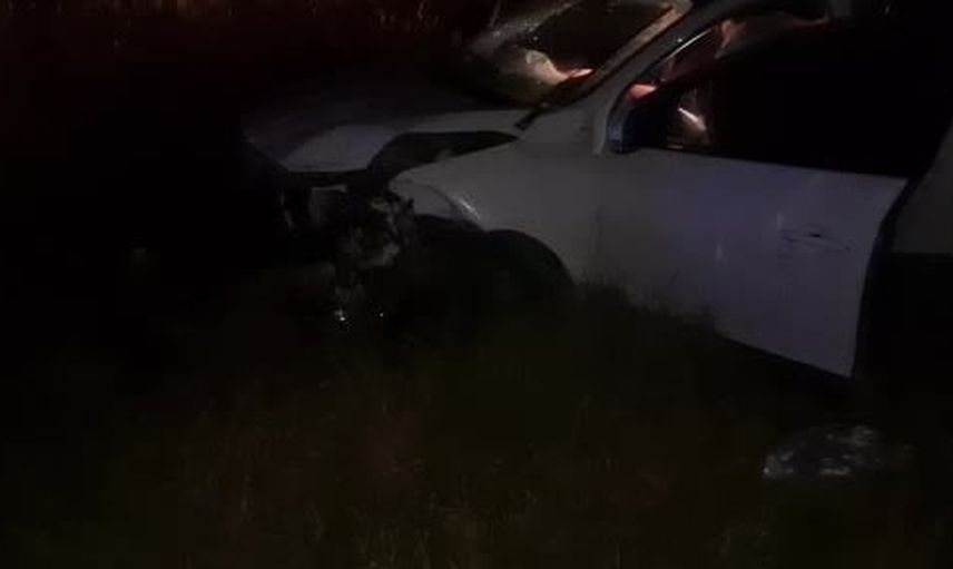 Kontrolden çıkan otomobil araziye uçtu: Çaycuma'da 4 yaralı