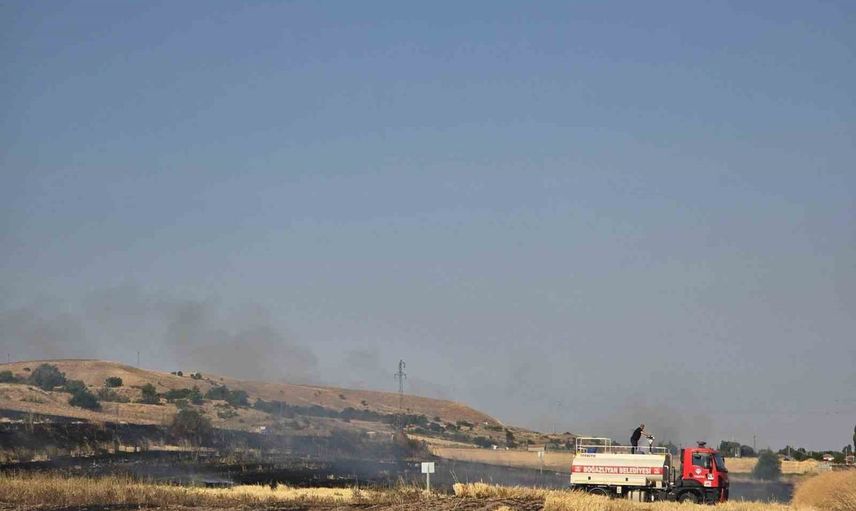 Yozgat’ta anız yakan kişiye 3 bin 705 lira ceza