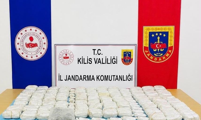 Sınırda planlı operasyon: Kilis'te 90,5 kilo uyuşturucu ele geçirildi