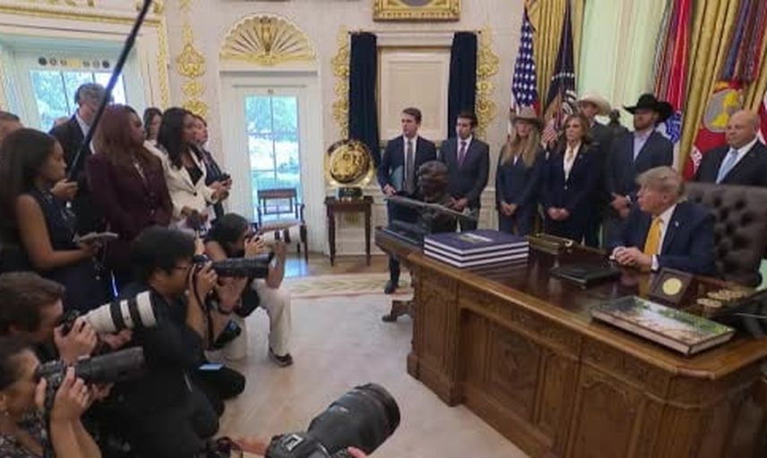 Trump'tan kazma dağı uyarısı: 'hareketi görürsek çok sert vururuz'