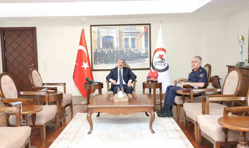 Samsun'da jandarma komutanlığına yeni lider: tuğgeneral Bahittin Murat Yakın göreve başladı