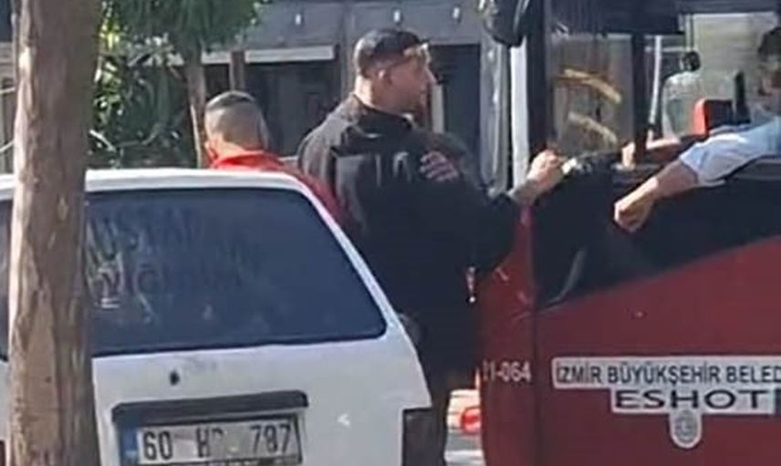 Karşıyaka trafiğinde şoföre saldırı girişimi sonucu 180 bin lira ceza ve 60 gün men