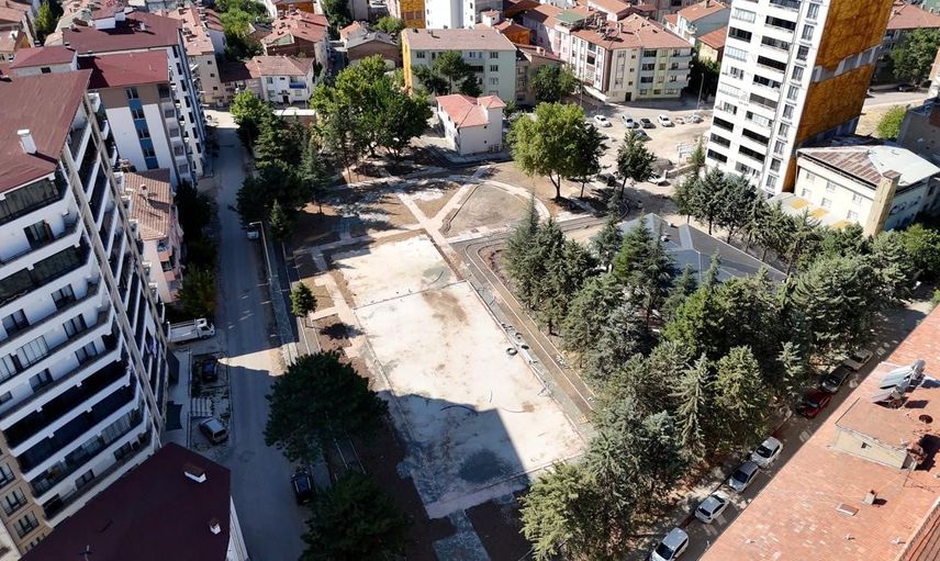 Kültür Mahallesi'nde spor ve dinlenmenin buluşacağı 7 bin 500 metrekarelik yaşam alanı