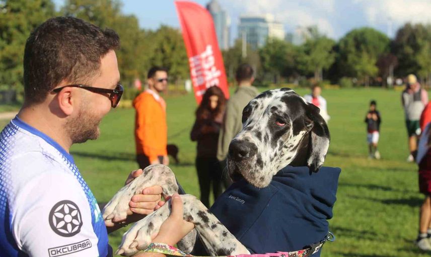 Patili dostlarla spor ve farkındalık: Eker I Run'da 'köpeğinle koş' ilk kez gerçekleştirildi