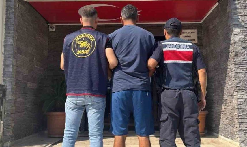 Jandarmanın takibiyle Manavgat'ta 14 yıl 4 ay 24 gün hapis cezası olan hükümlü yakalandı