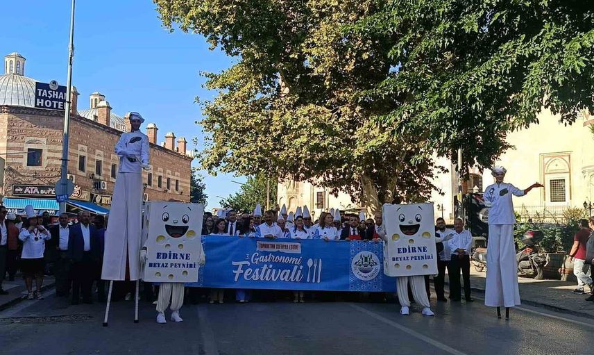 Edirne'de peynir merkezli üç günlük gastronomi şöleni başladı