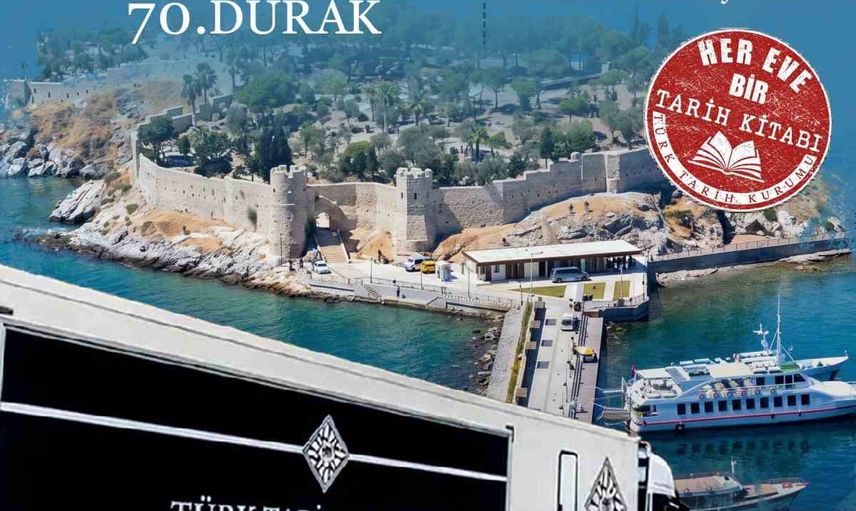 Aydın kent meydanı'nda tarih kitaplarıyla buluşma