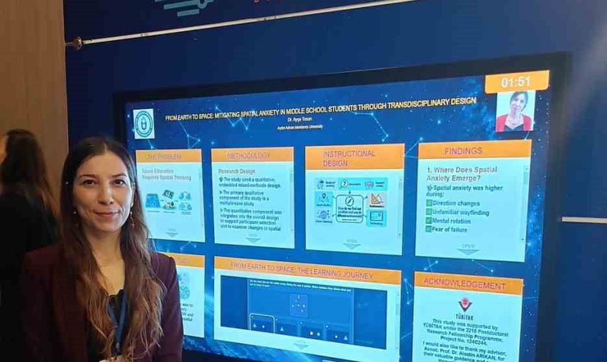Uzay kongresinde mekânsal kaygıyı azaltmaya yönelik öğretim tasarımı uluslararası platforma taşındı