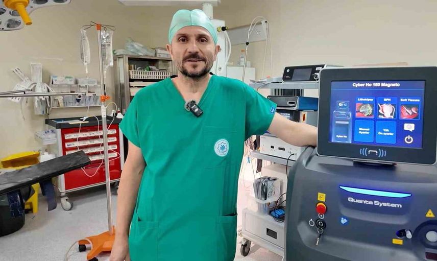 Tokat'ta ürolojide yeni dönem: HoLEP ile daha az kanama ve kısa yatış süresi