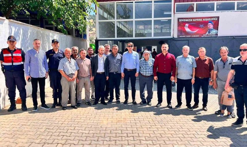Manisa'da vefa gecesi: şehit Ege Süleyman Görece dualarla anıldı