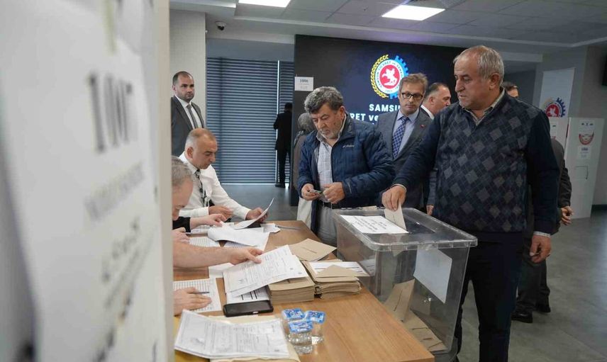 Samsun TSO'da sandık mesaiye düştü: 41 meslek grubunda meclis ve komite üyeleri seçiliyor