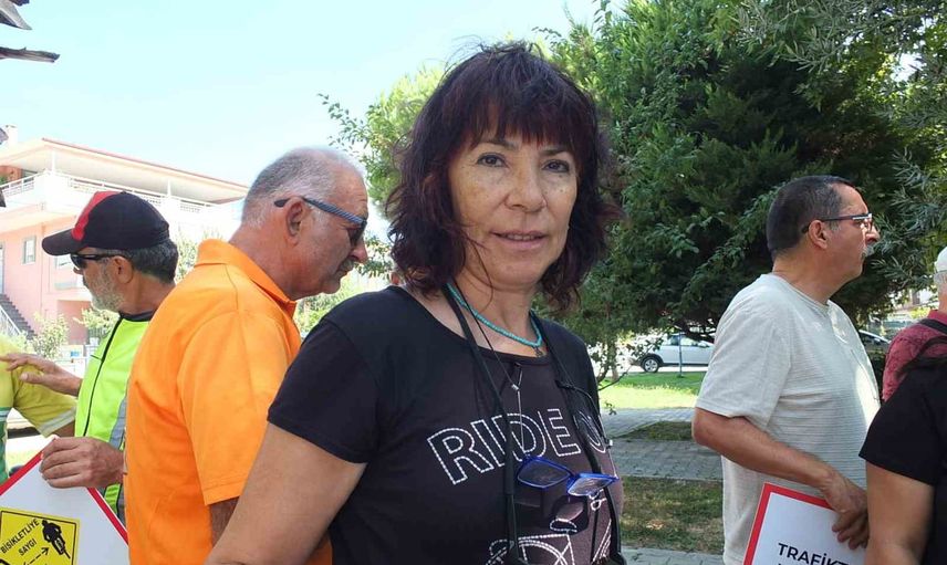 Burhaniye'de bisikletçi Serkan Kadıoğlu için adalet ve güvenlik çağrısı