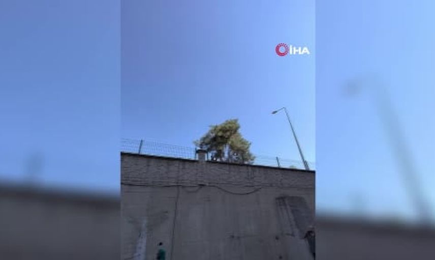Komşuların oyun alanını dolduran kartonlar belediye ve polis eşliğinde kaldırıldı