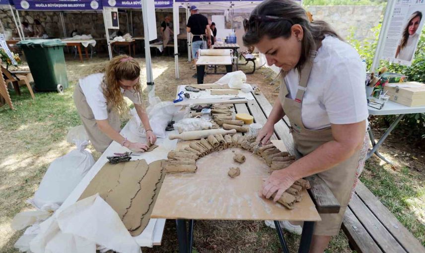 Muğla'da seramiğin çağlar ötesi buluşması sona erdi