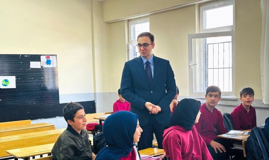 Kaymakam Fatih Yıldız’dan imam hatip ortaokulu’na inceleme ziyareti