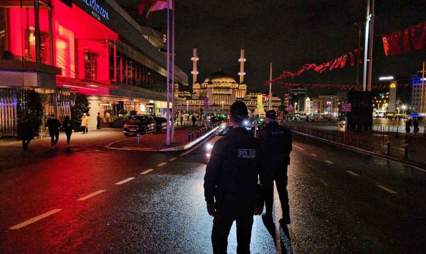 Taksim'de huzur için geniş çaplı asayiş uygulaması
