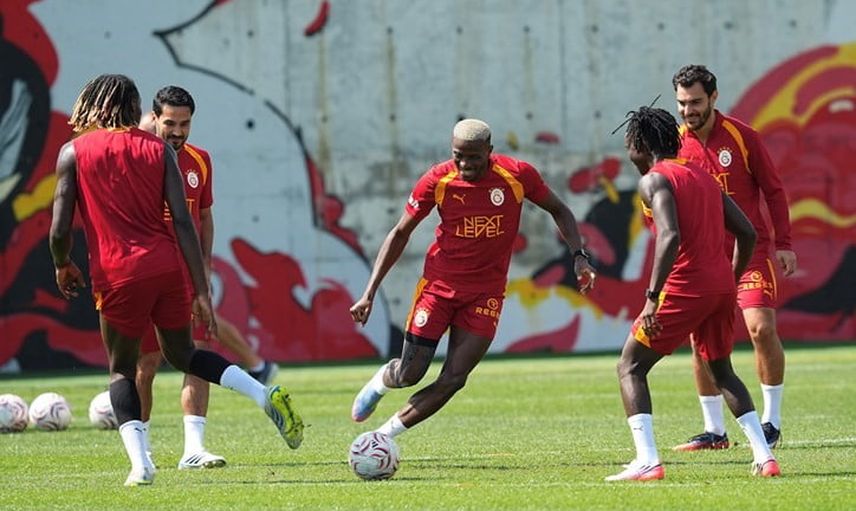 Galatasaray antrenmanda ritmini yükseltti: Göztepe sınavı için son dokunuşlar