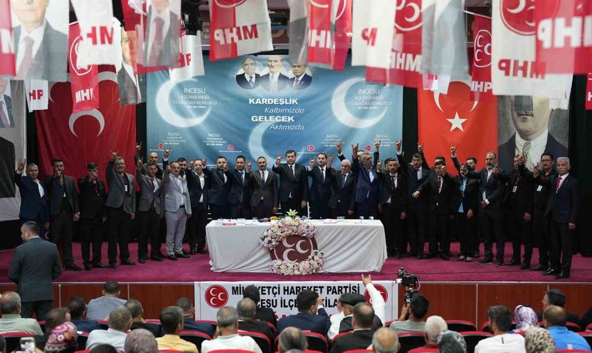 MHP Kayseri’de 10 ilçede kongre maratonu tamamlandı, Hacılar’da görev değişimi