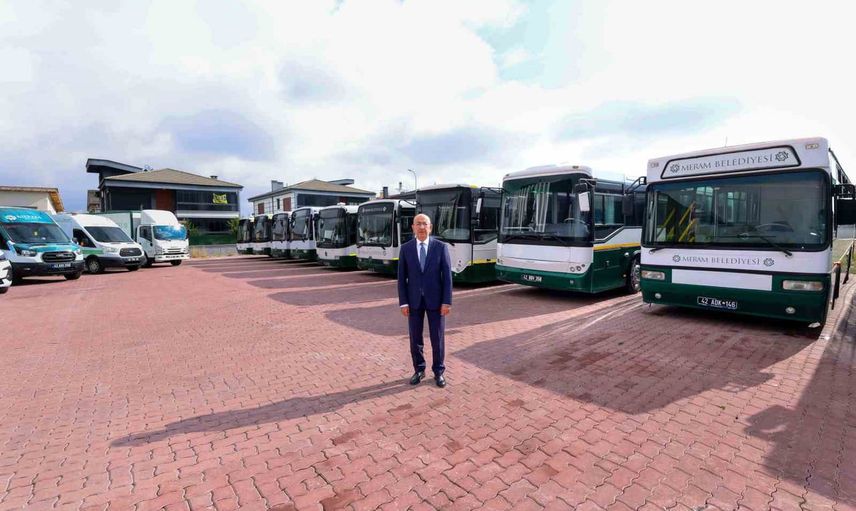 Meram’da sosyal destek ağı büyüdü: taziye otobüsü sayısı 10’a ulaştı