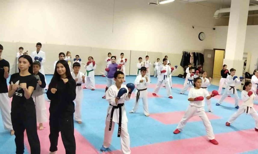 Matta her gün bir adım: Eskişehirli genç karatecilerin 6 günlük antrenman ritmi