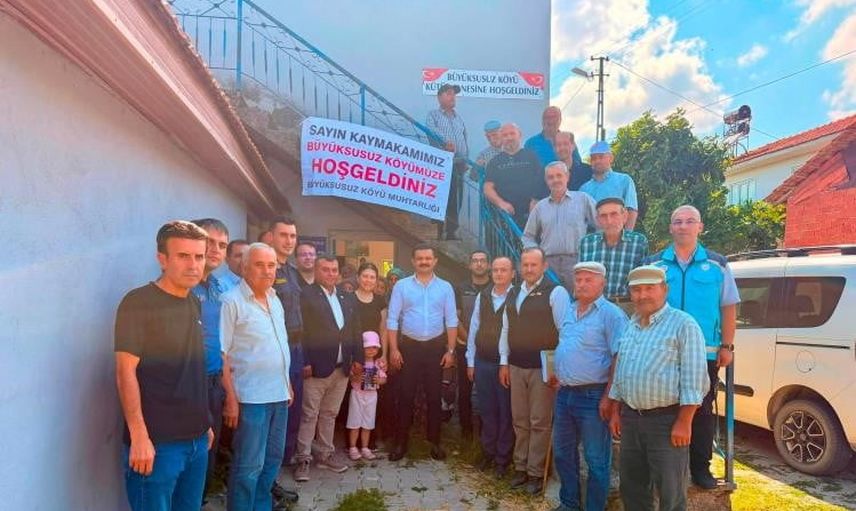 Kaymakam Titiz köy ziyaretlerinde yol ve tarıma öncelik verdi
