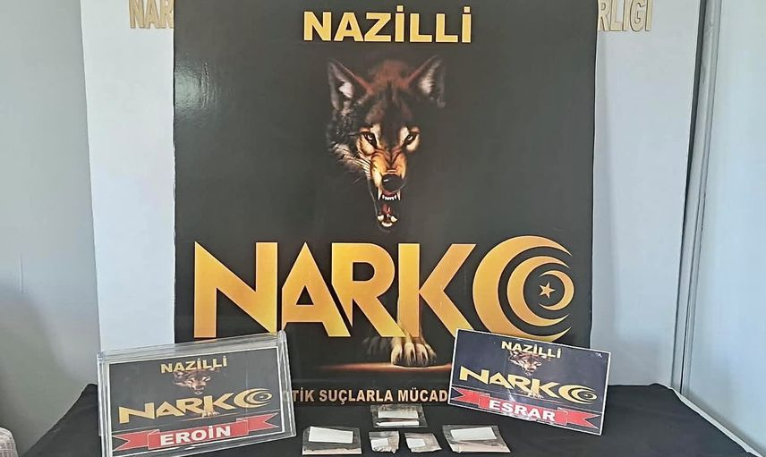 Nazilli'de narkotik baskını: 20 gram eroinle üç kişi tutuklandı
